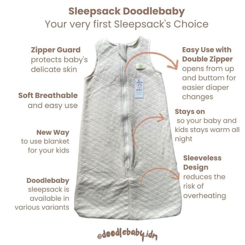 Doodlebaby Sleep Sack Timeless Series 2 layer